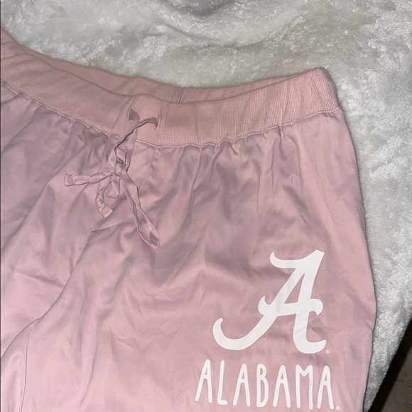 Alabama Script Logo Pink Pajama Pants-XL - Picture 3 of 5
